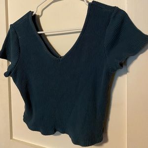 Forest Green Crop Top